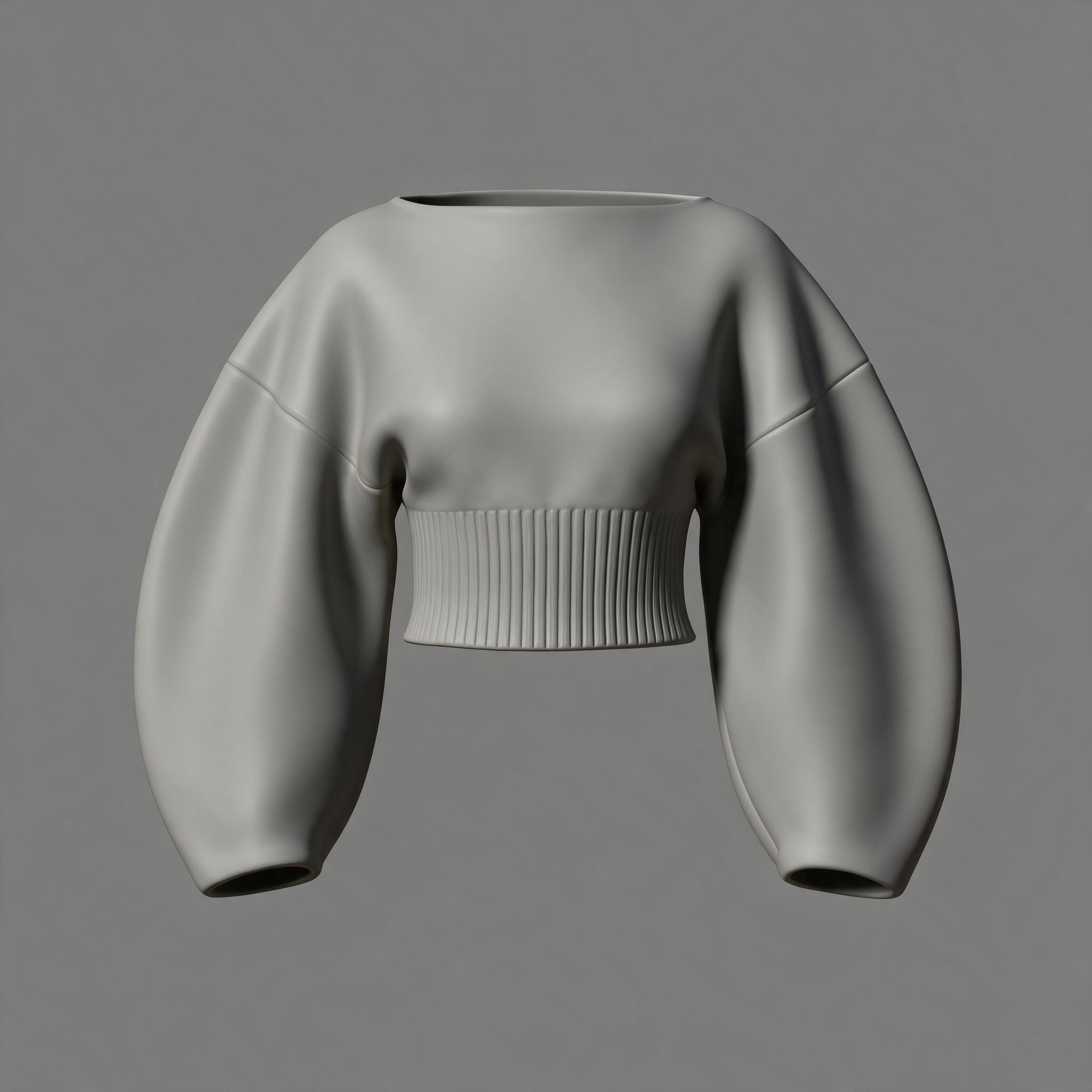 voluminous balloon sleeves