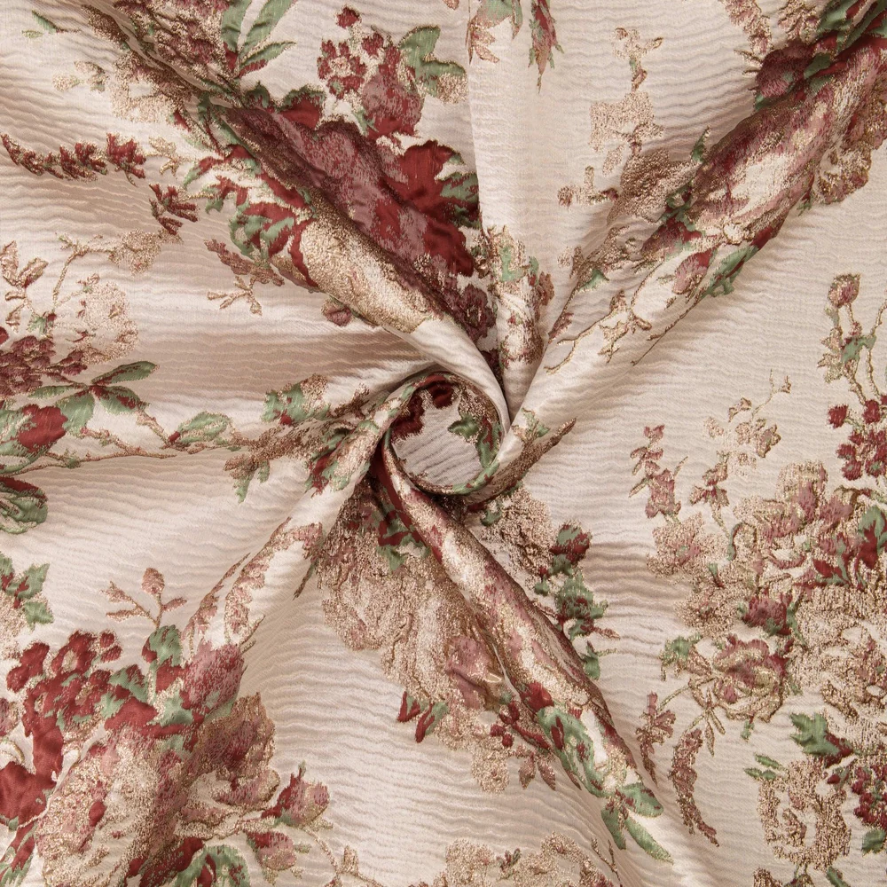 VICTORIAN FLORAL METALLIC